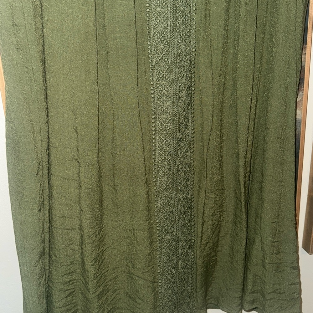 Green Sleeveless Dress by ZAC & RACHEL Size 1X - Picture 5 of 7
